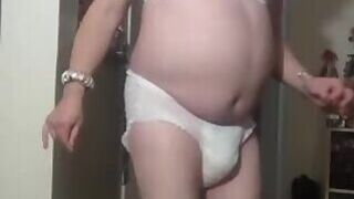 Pampers Gurl ABDL Diaper Sissy!