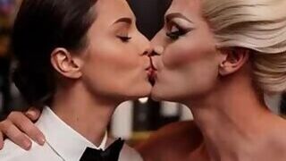 Bartender Kisses Drag Queens