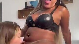 This trans woman fucked me in the Roast Chicken Position.