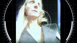 Horny night out with controlled plug, bounded tits