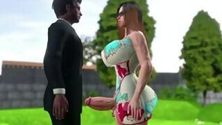 big dick shemale hard fucked in her ass by an indian man with a gigantic dick