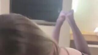 Steamy scene featuring a trans couple's connection