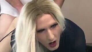 Super Hot Blonde Femboy Bailey Wilde Fucked - Compilation 2