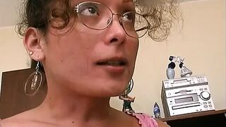 Trannies in stockings cumming with each other