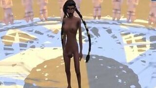 3D ladyboy shemale sex