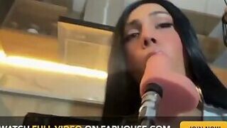 I Fuck My Pussy with Fuckmachine at Maximum Speed and End up Squirting! Screams Moans Orgasm