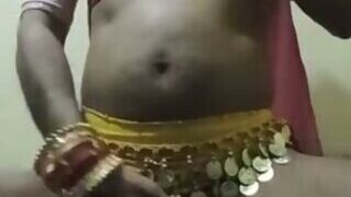 Sexy Indian Shemale Showing Cock