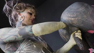 Trans Lily Lu likes to be a good sissy for Anuskatzz