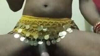 Hot Indian Shemale Pornstar Cumming