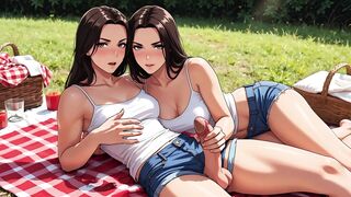 Shemale with Big Cock Likes Anal Sex in Her Big Ass - Ai Generated Hentai