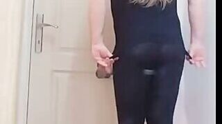Crossdresser Blonde Anal Sex
