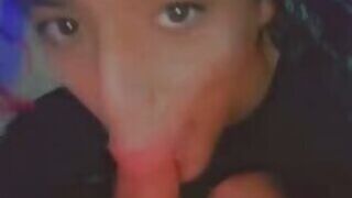 Femboy loves thick facial after bj