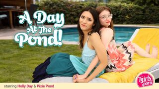 TGIRLS PORN - A Day At The Pond With Holly and Pixie