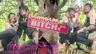 [VBx割Blvd] Used As a Cock Pump & Tail Dumper In The Forest. CuMSLut-Public VaneSsaBiTCHx