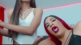 incredible steamy he-she raw action