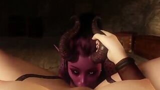 Hot Sex with a Succubus and I Was Fucked Hard and Cummed Inside