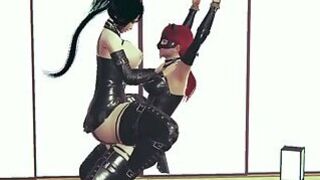 FUTANARI TRIO WITH TWO DOMINANTS AND ONE SUBMISSIVE