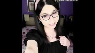 your favorite tgirl DaniTheCutie squirts and shows off her boobs just for you