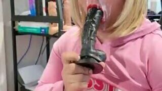 Toni Artigue balls deep on A BBC 9 INCH dildo