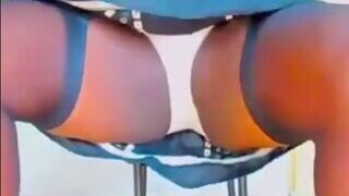 BlueGirl70 Plumper Stockings Upskirt