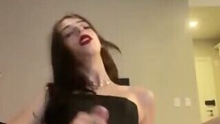 Hot teen cum