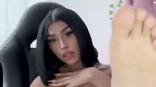 Hot teen latina cum