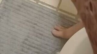 Shemale cum in the bathroom—stay until the end.????????