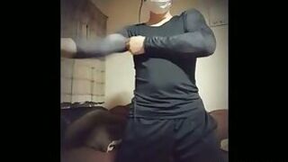 Adorable Japanese Guy Yanks His Stiff Member 1098