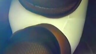 BlueGirl70 Upskirt Fishnets