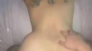 Trans giving him some dick