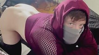 Femboy Butt Cleaned, Fucked, Gaped, Farting in Slow Motion