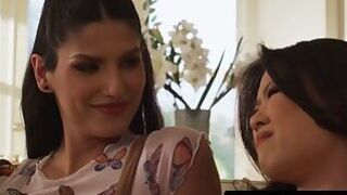 TRANSFIXED - Pretty Zariah Aura & Petite Lulu Chu's Truth Or Dare Turns Into ROUGH POUNDING Session