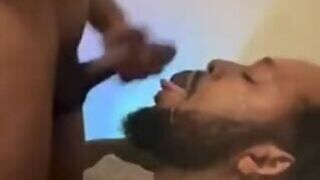 Ebony  Goddess TsStarr giving me a facial.