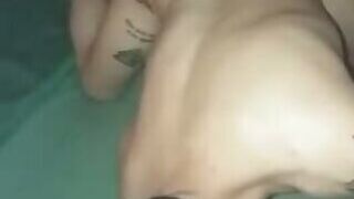 Sucking while I'm being fucked